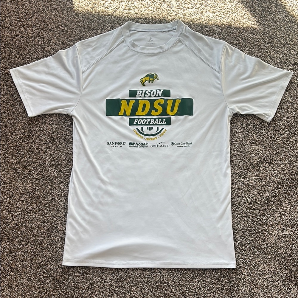 NDSU Bison White Football T-Shirt